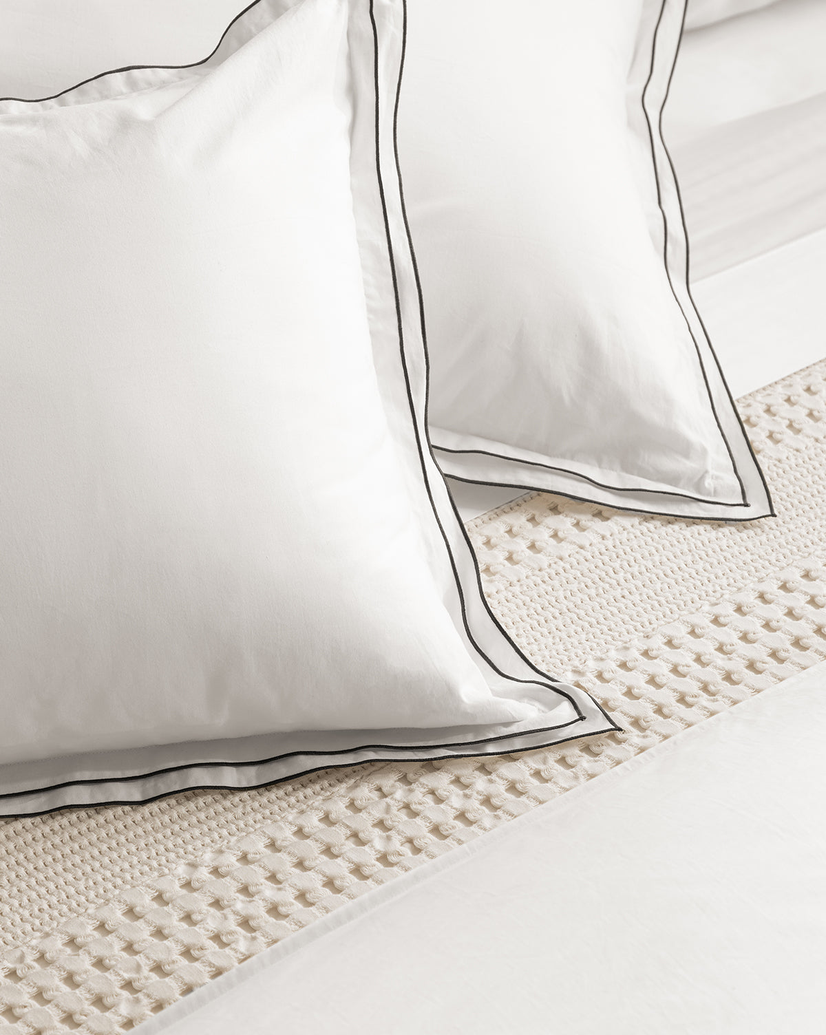 Devlin White Shams (Set of 2)