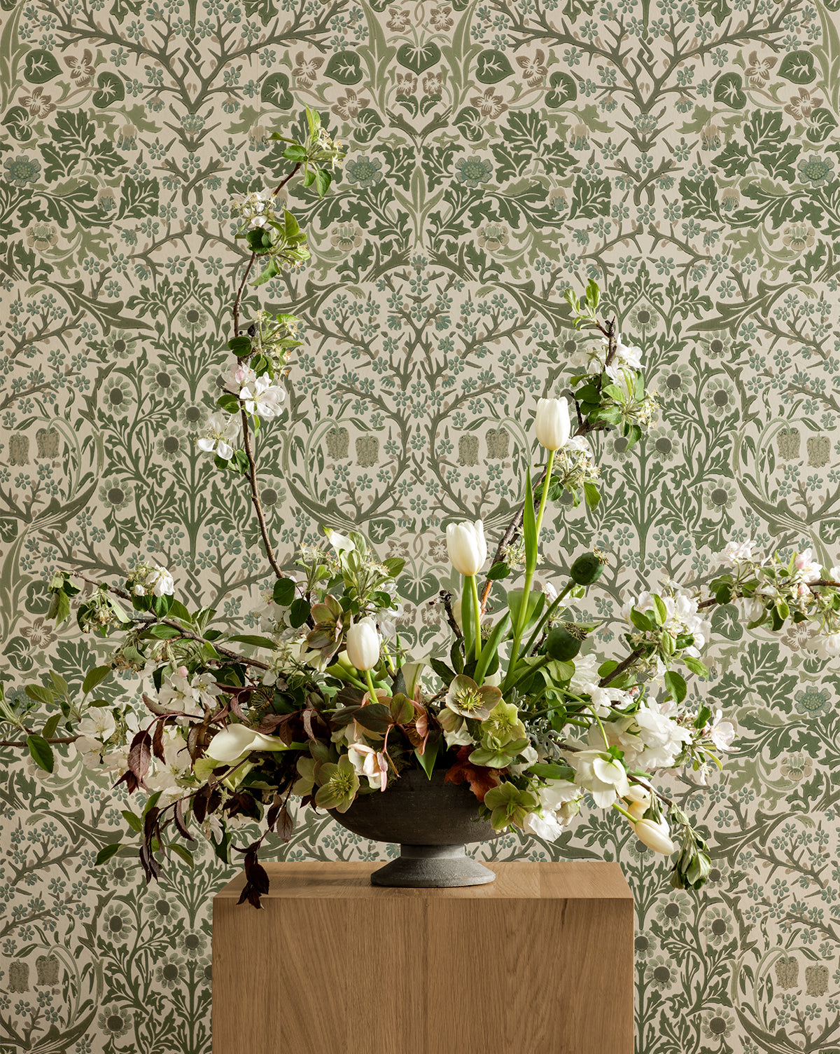 Morris & Co. x McGee & Co. Blackthorn Wallpaper