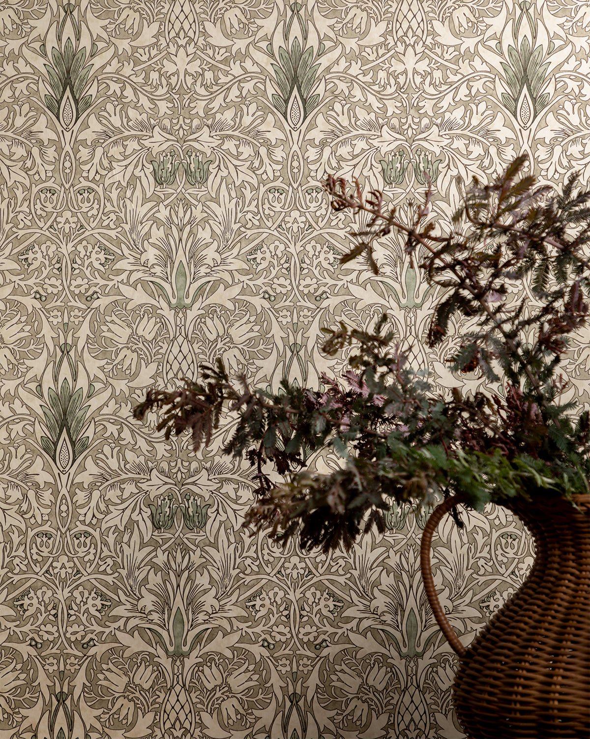 Morris & Co. x McGee & Co. Snakeshead Wallpaper