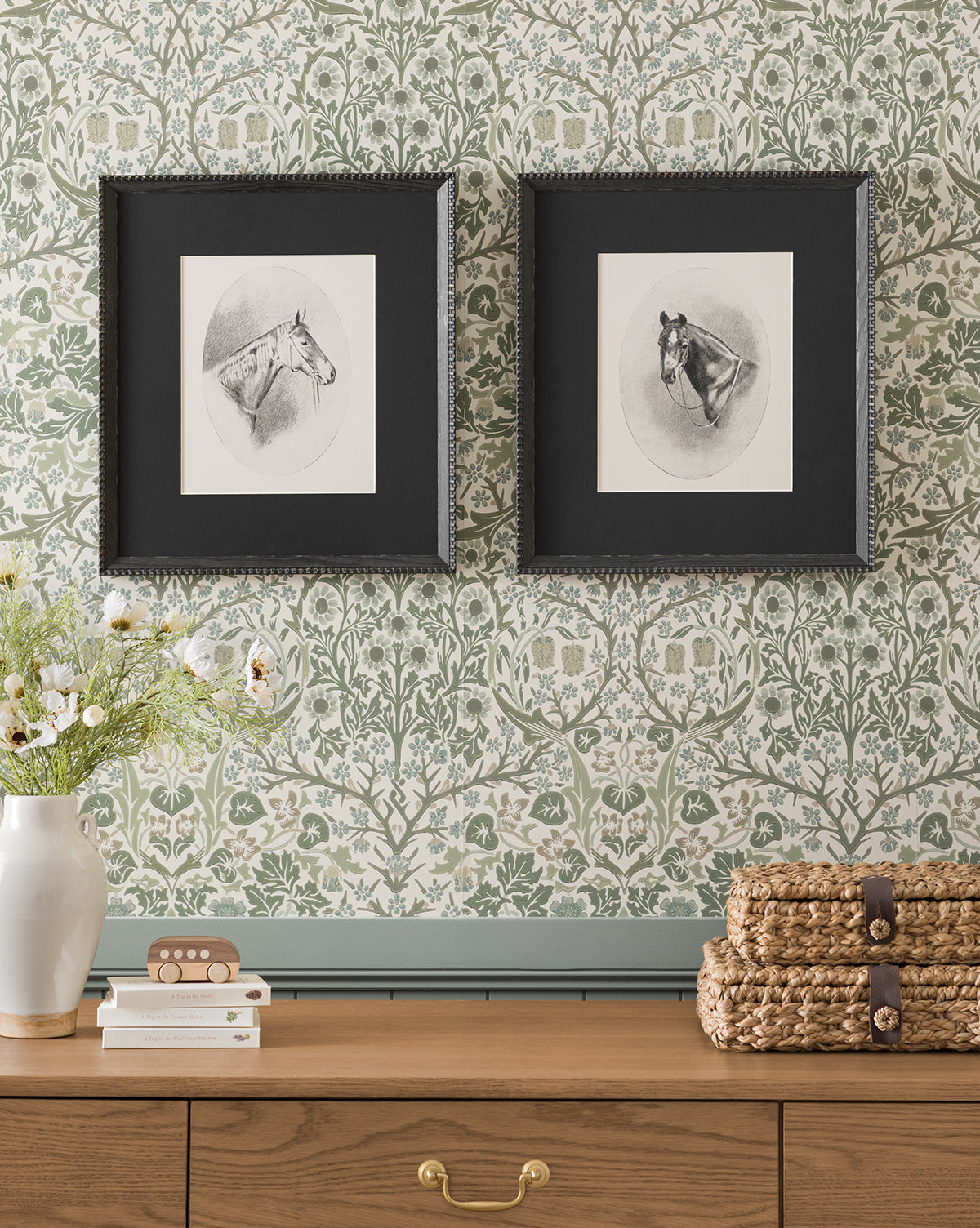 Morris & Co. x McGee & Co. Blackthorn Wallpaper