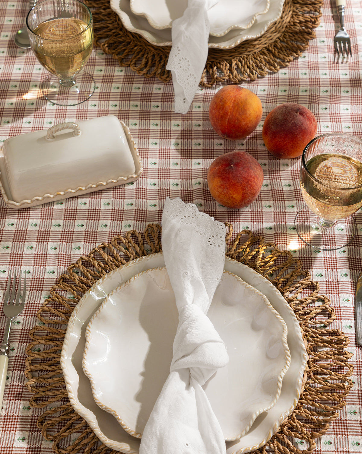 McGee & Co. x Loeffler Randall Elise Seagrass Placemat