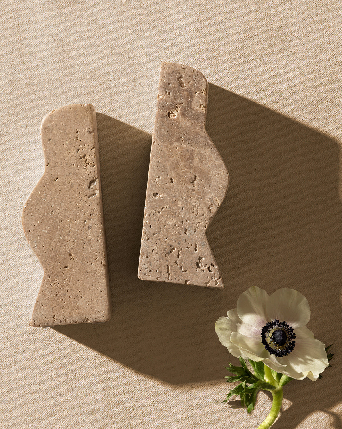 Catriona Travertine Bookends (Set of 2)