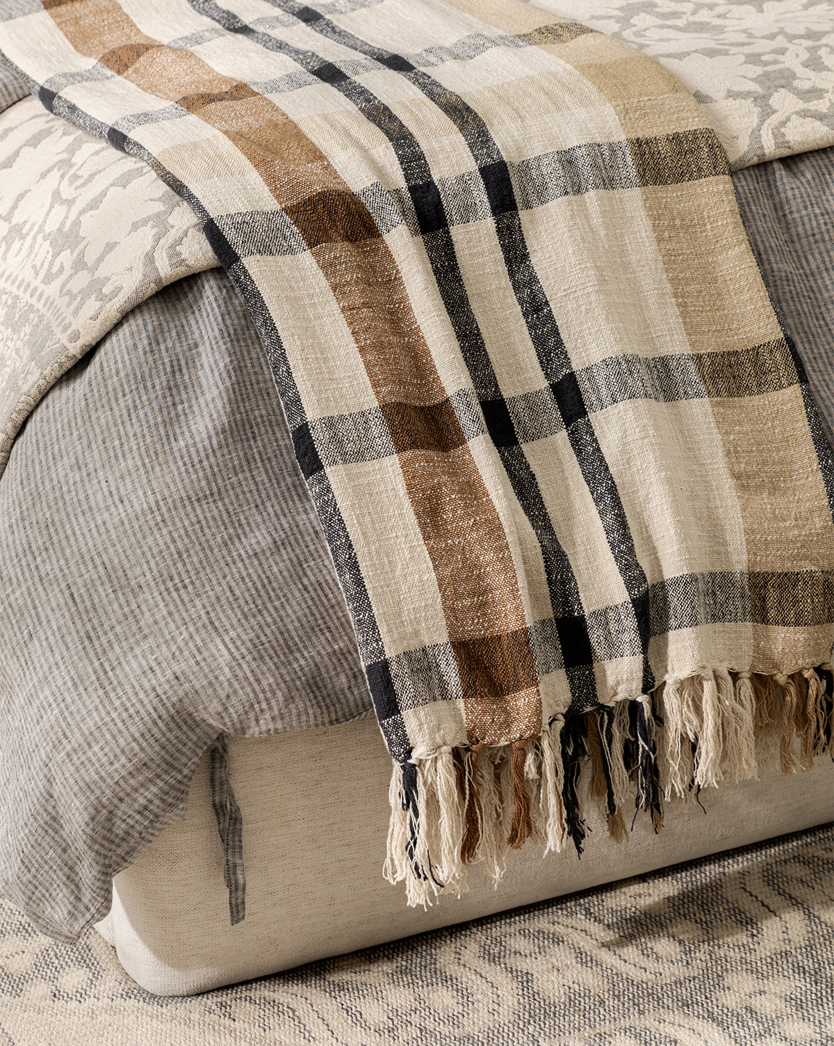 Albright Plaid Throw