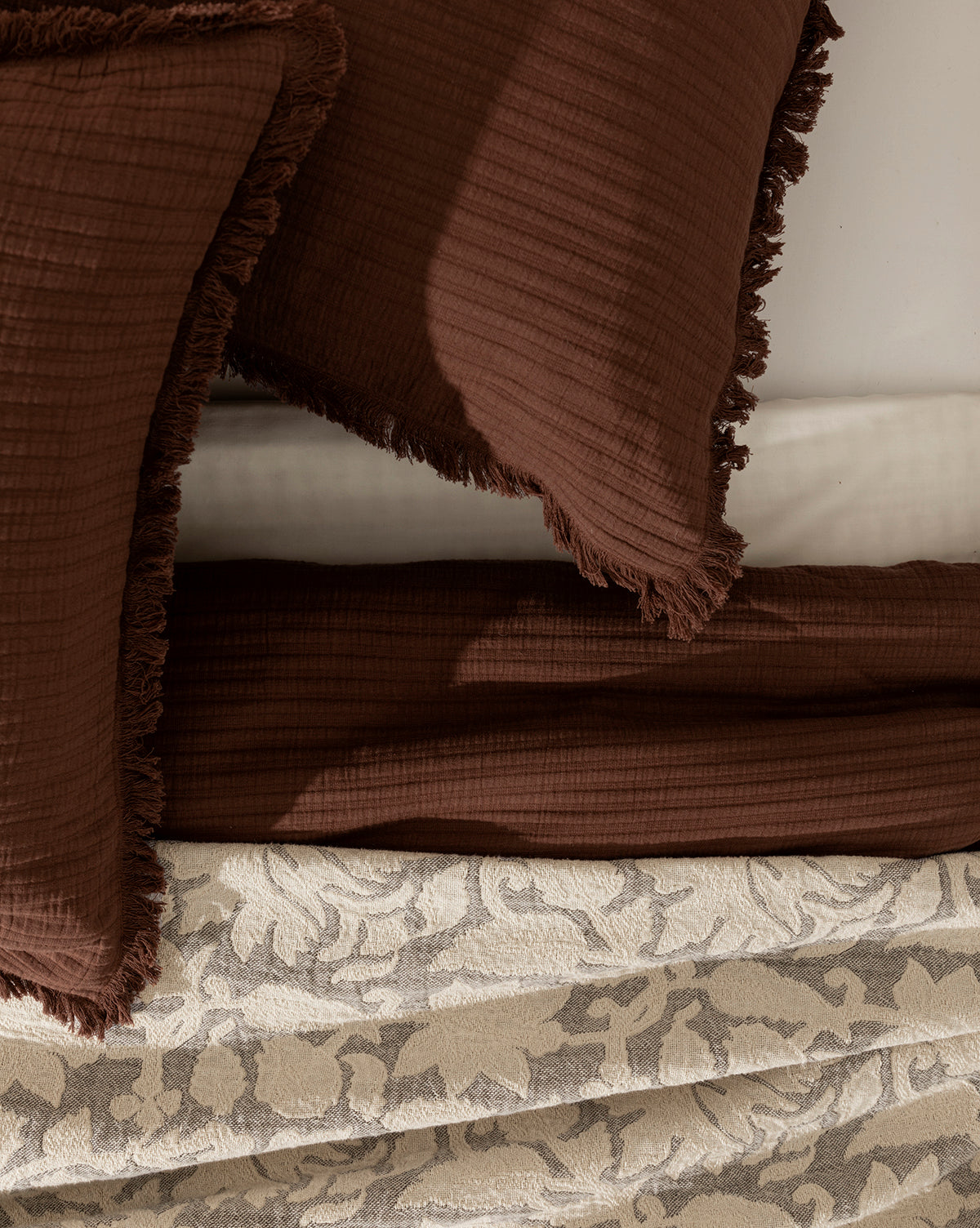 Hendricks Chocolate Cotton Duvet Cover