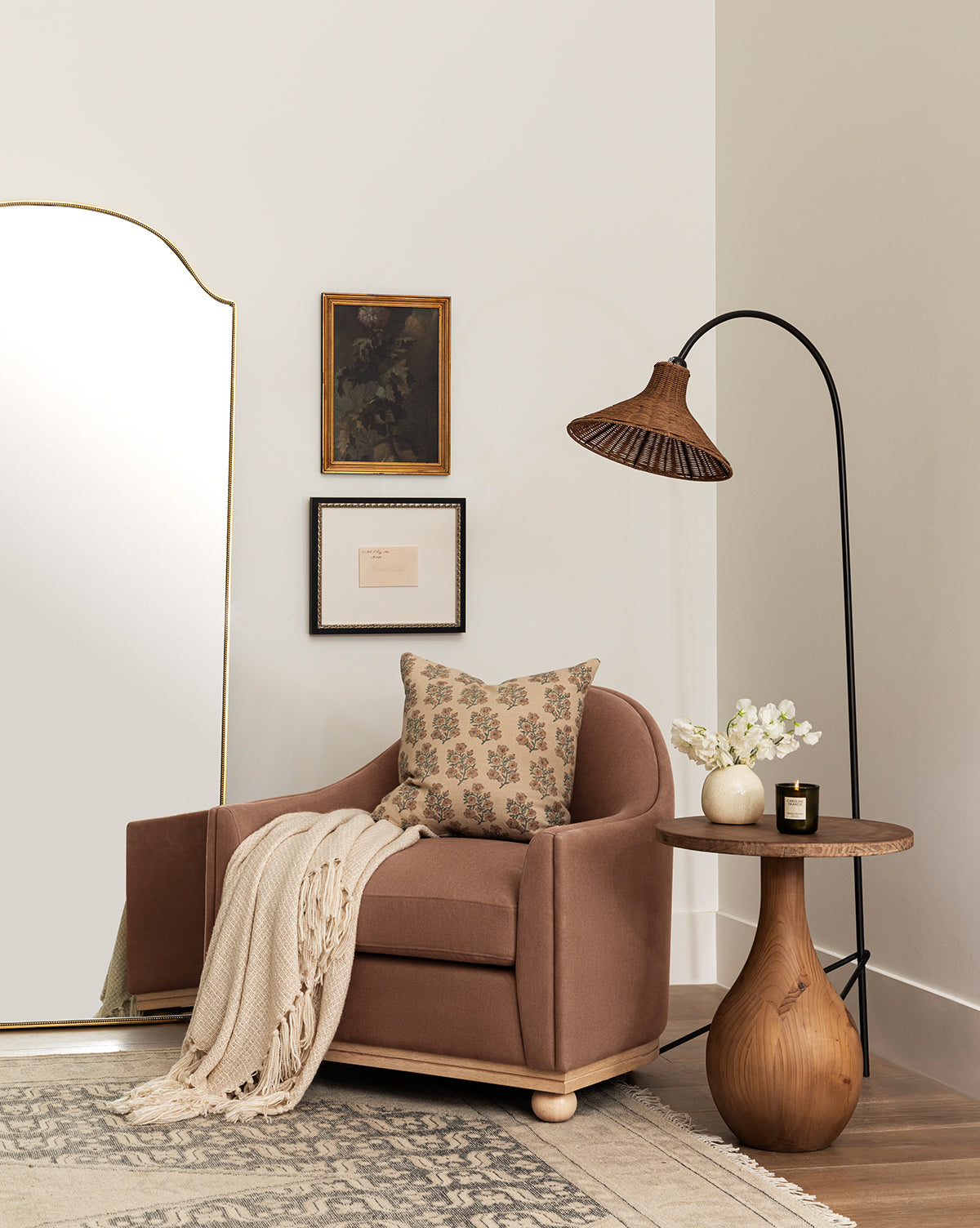 Johanson Woven Floor Lamp