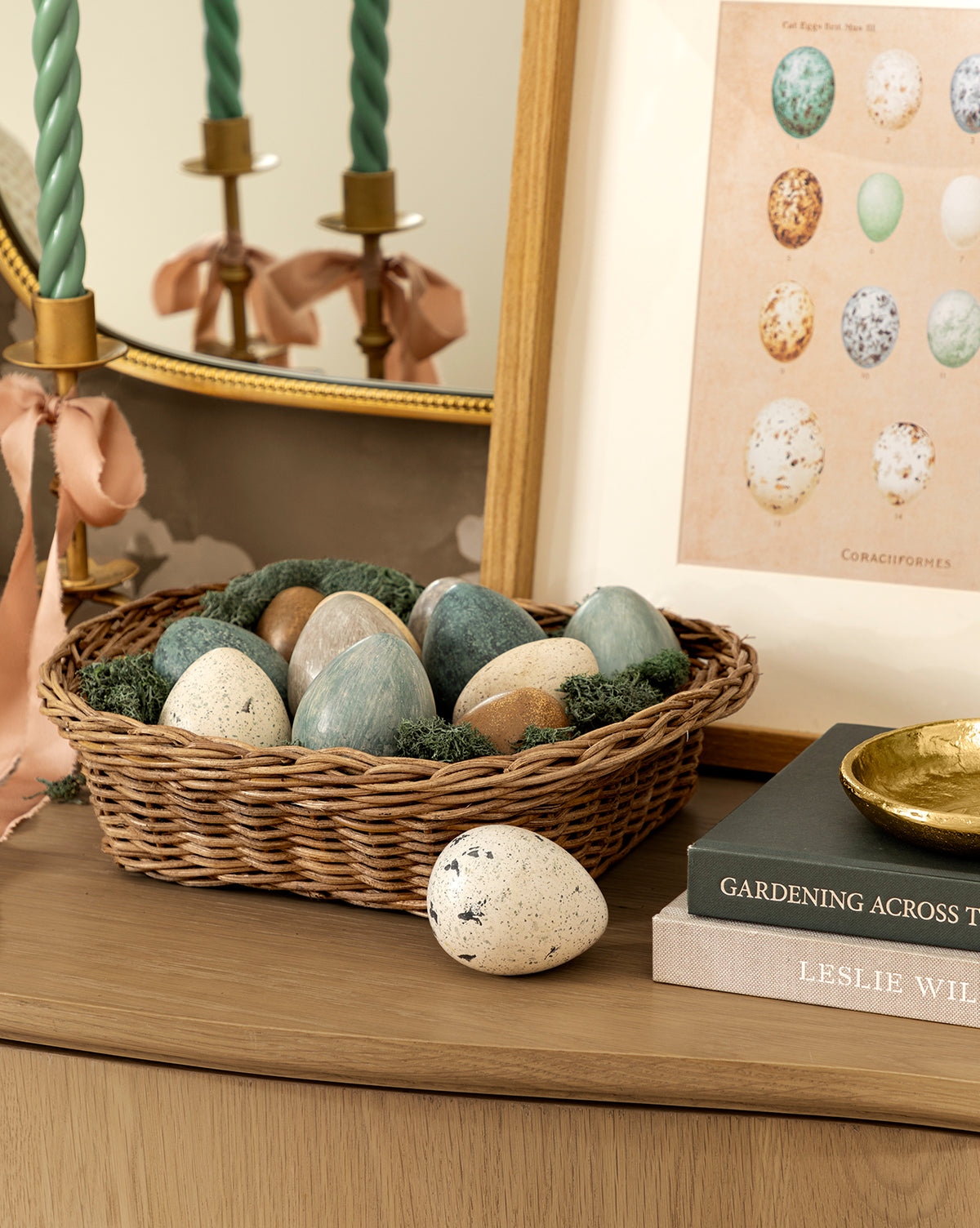 Speckled Ceramic Eggs (Set of 3)