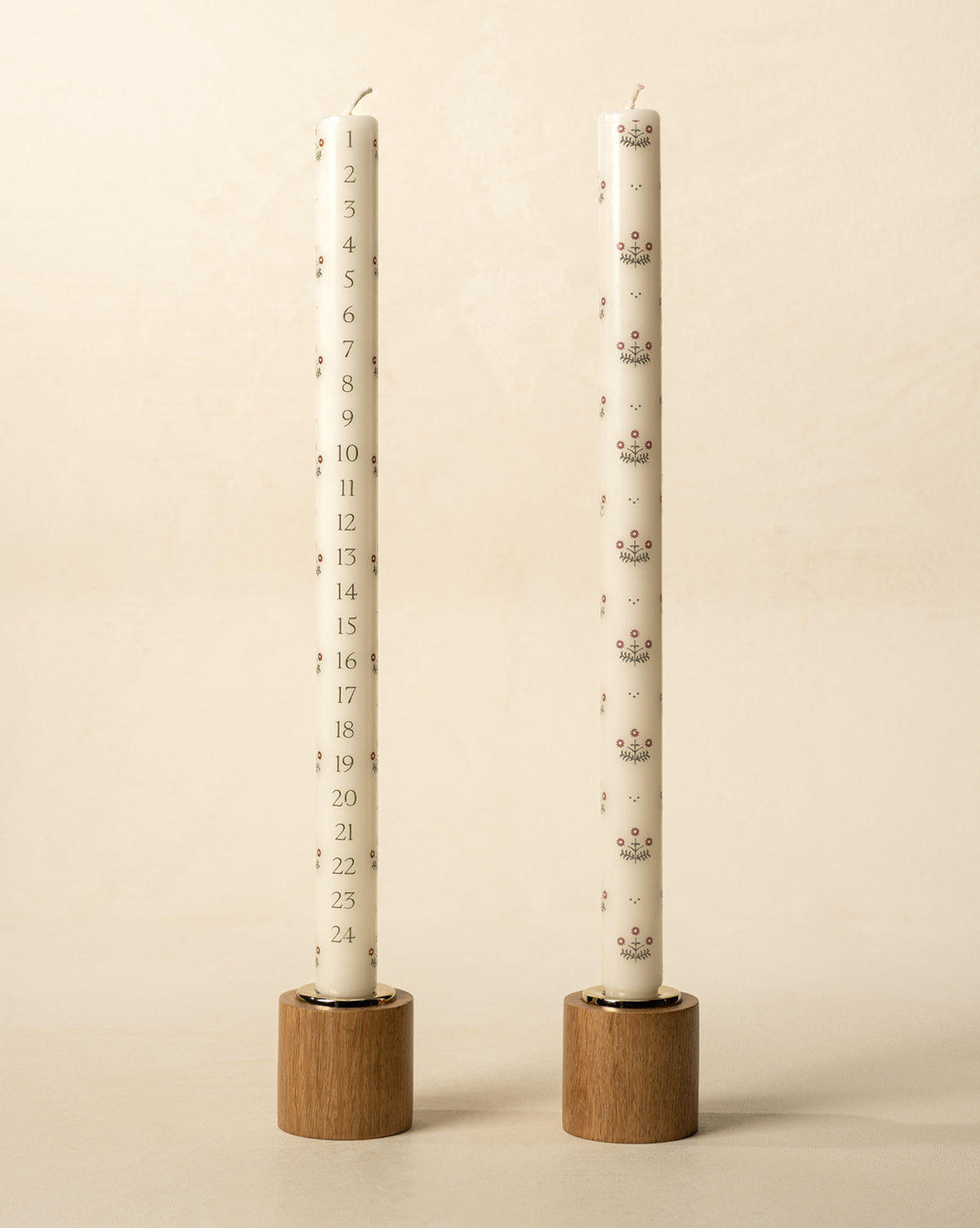 Advent Taper Candles (Set of 2)