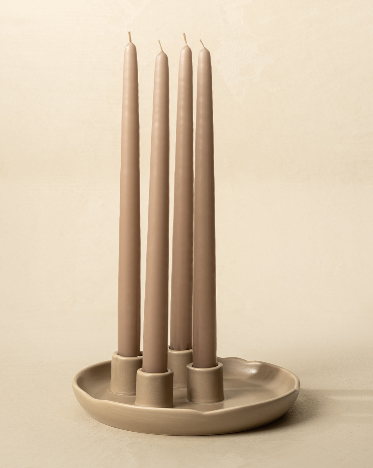 Advent Stoneware Taper Holder