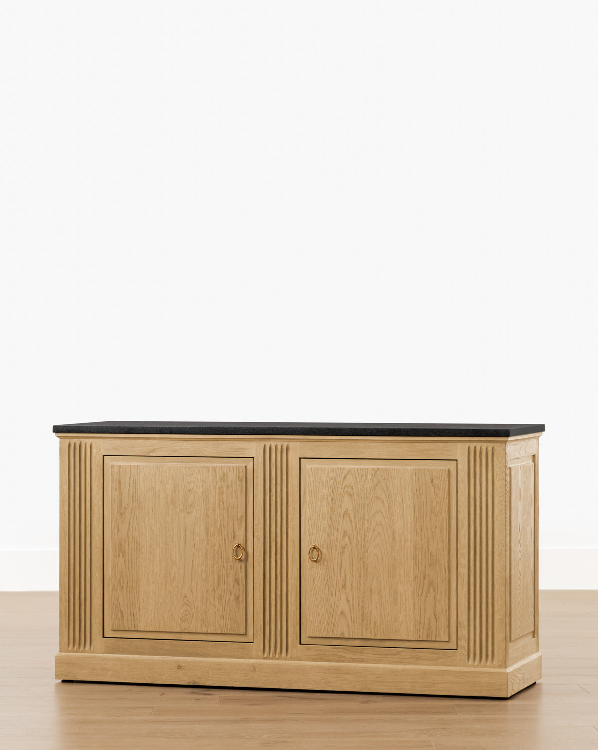 McGee & Co. vintage inspired oak sideboard for the entryway and living room.