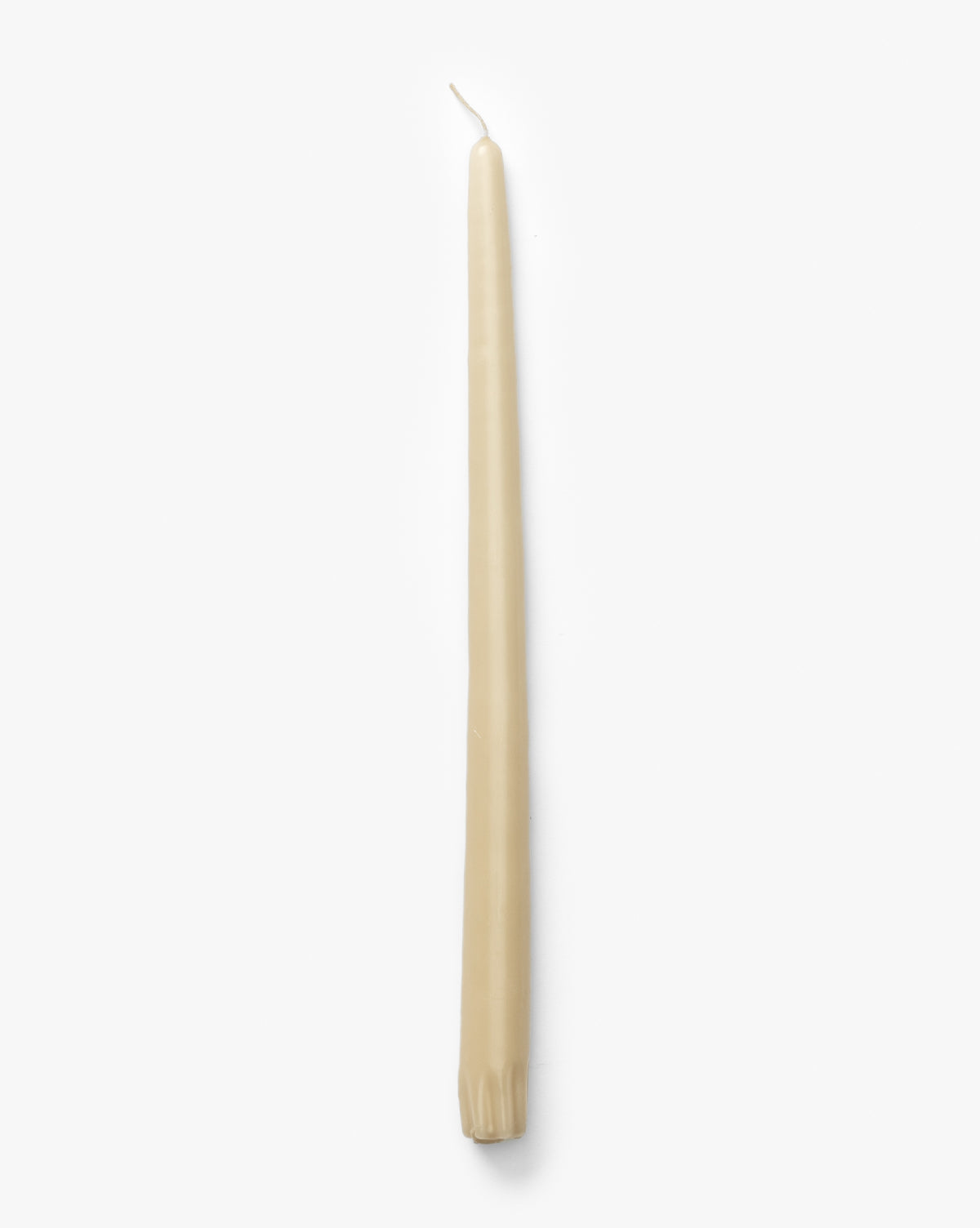 Antique Beige Taper Candles (Set of 12)