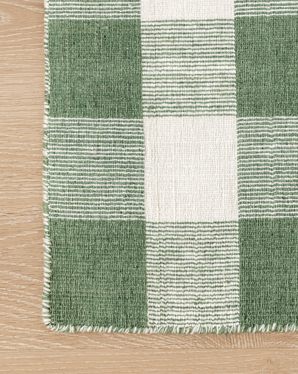 Belleville Green Handwoven Indoor/Outdoor Rug