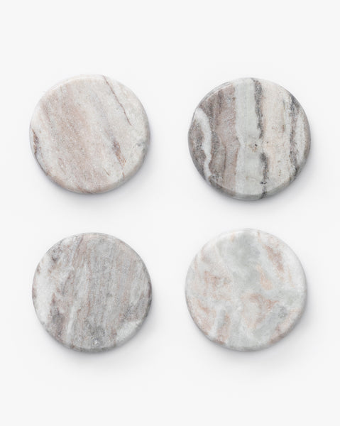 Benthe Marble Coasters (Set of 4) – McGee & Co.