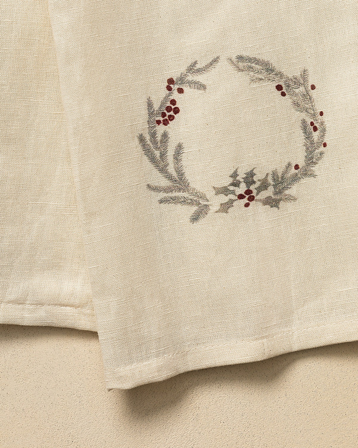 Berry Wreath Tea Towel