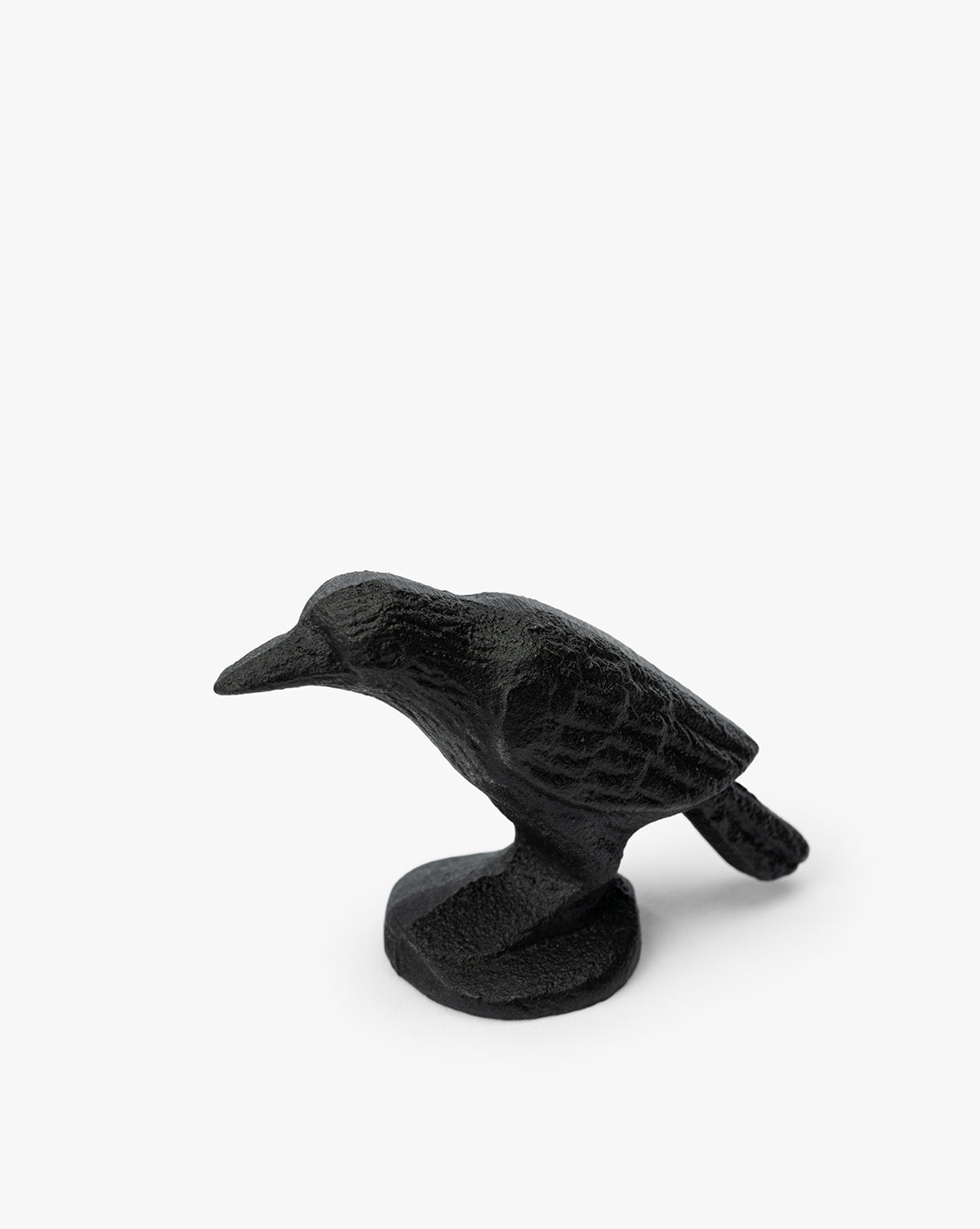 Black Cast Iron Crow