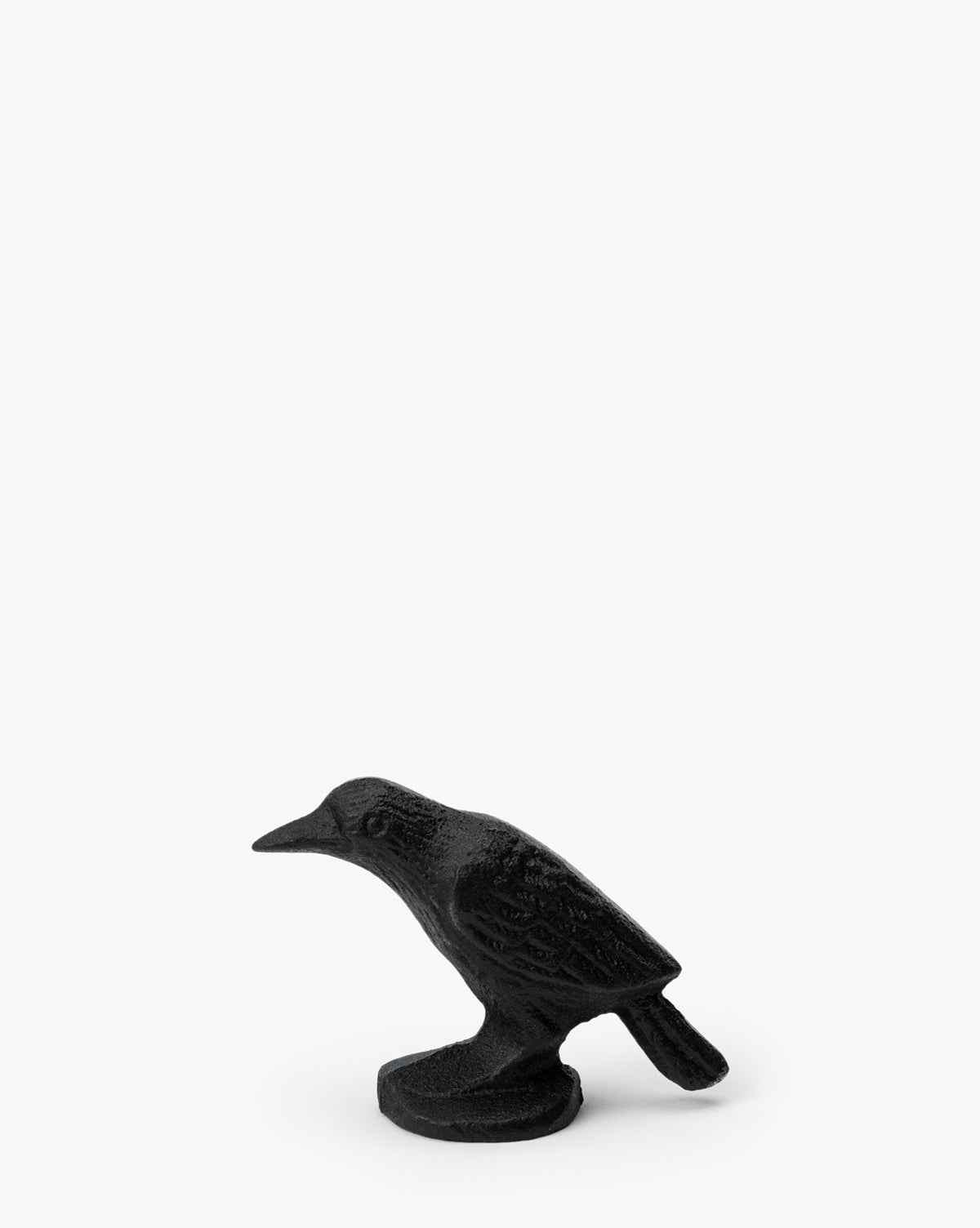 Black Cast Iron Crow