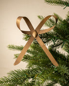 Brass Bow Clip Ornament