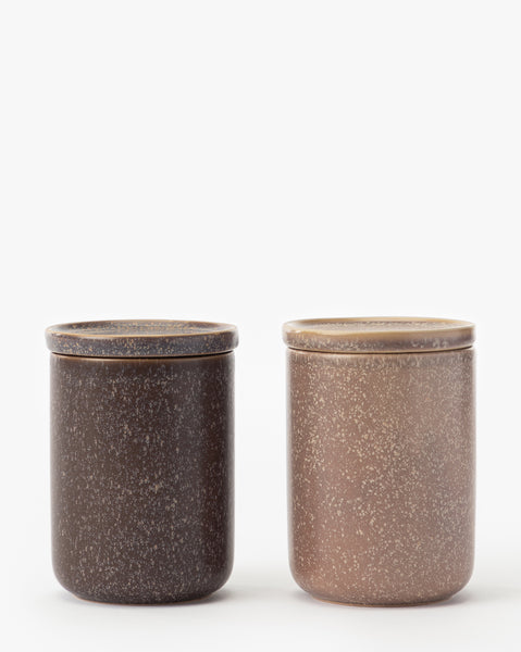 Leather Pull Lidded Jars – McGee & Co.