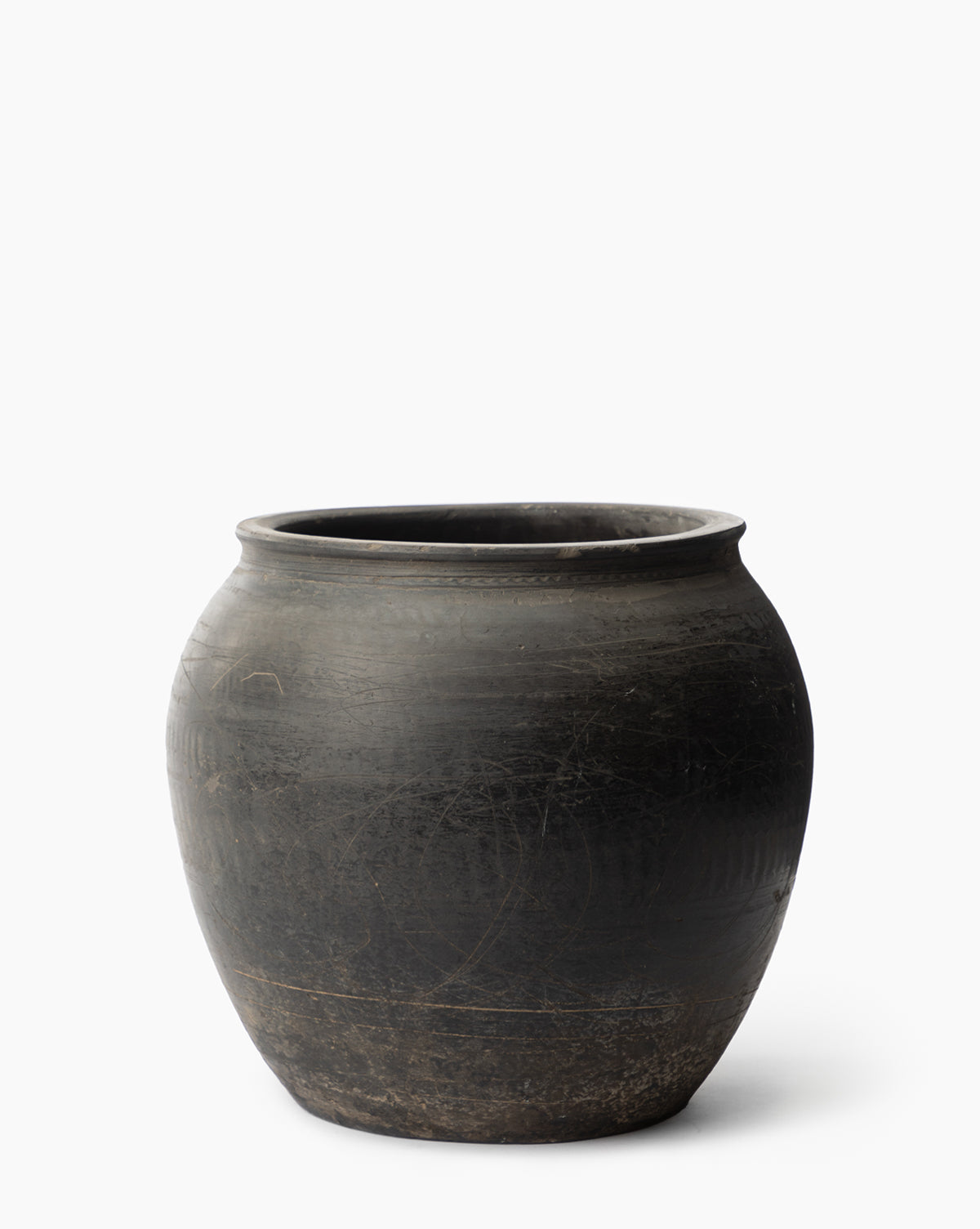 Brushed Charcoal Vase