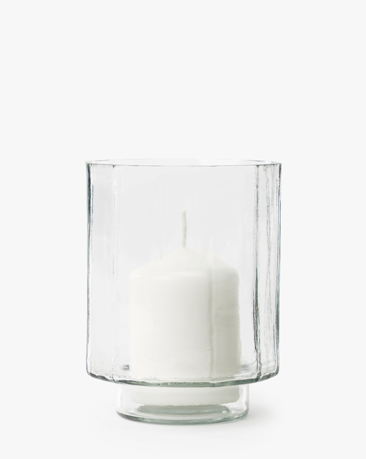 McGee & Co. textured glass votive candle holders. 