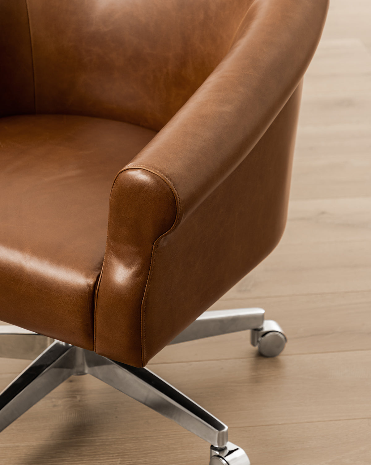 Clemence Leather Desk Chair