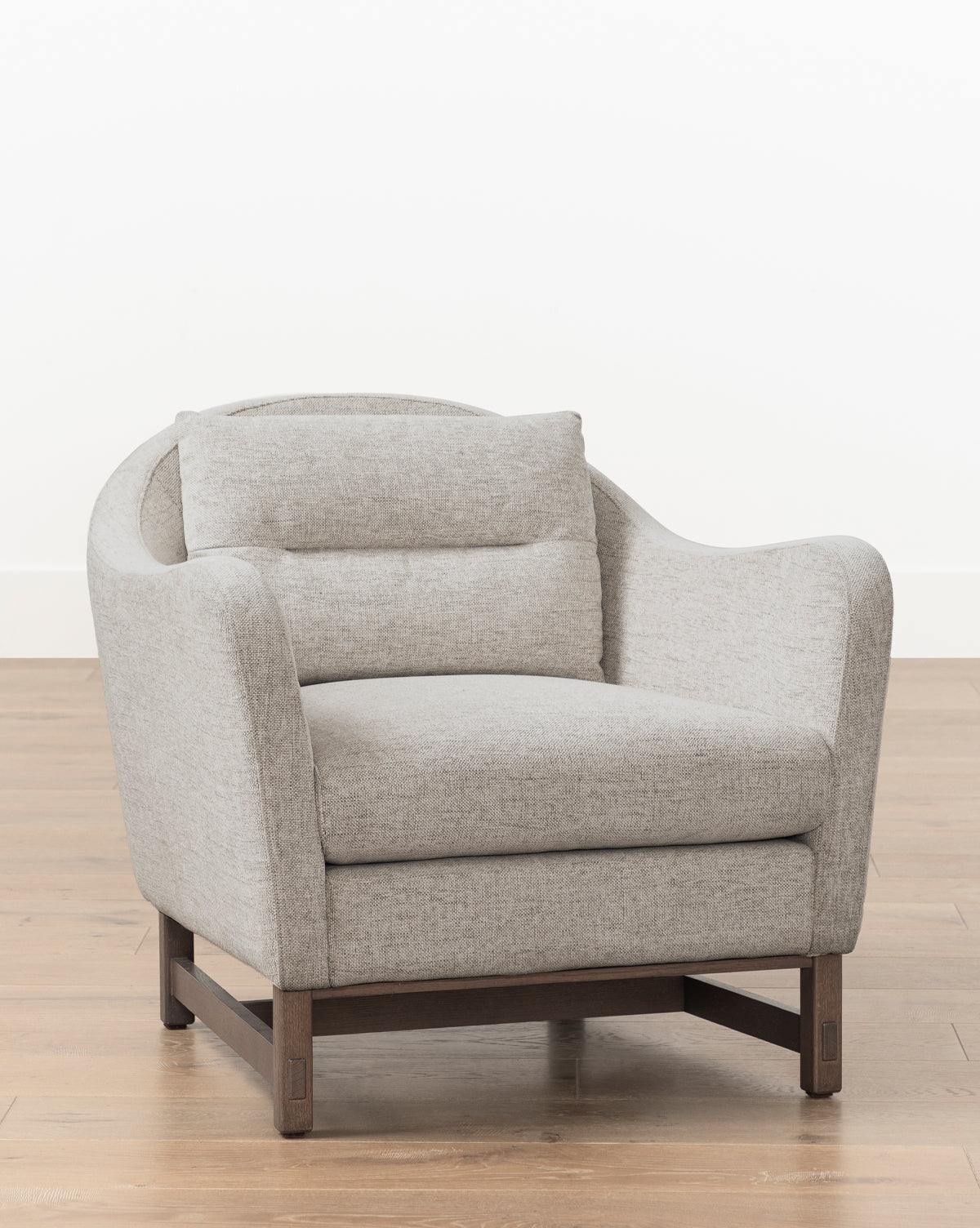 McGee & Co. modern accent chair in coastal living room