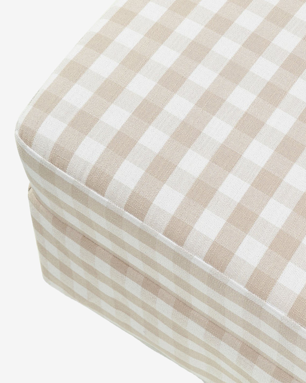 Crawford Gliding Ottoman in Gingham