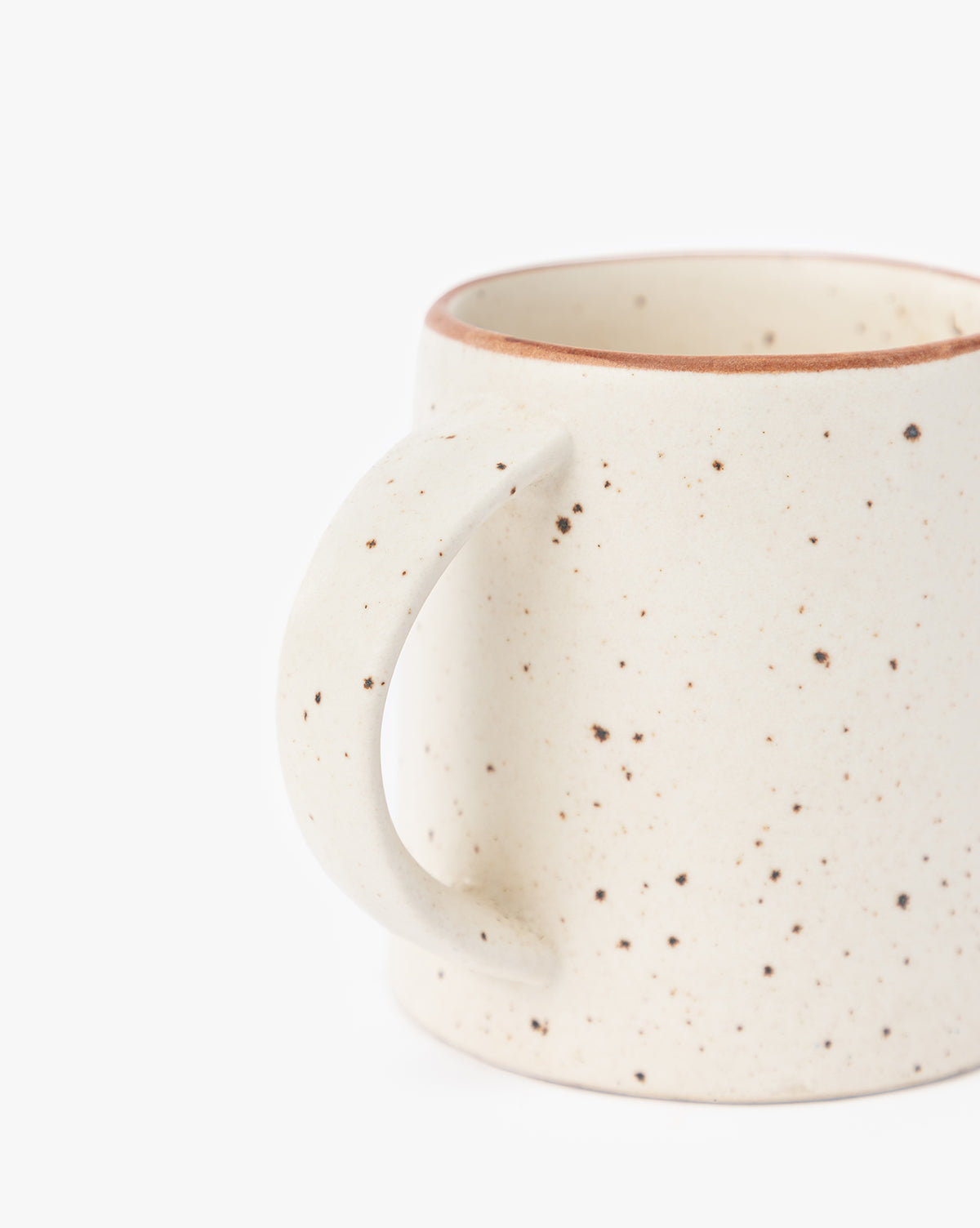 Cream Speckled Stoneware Mug