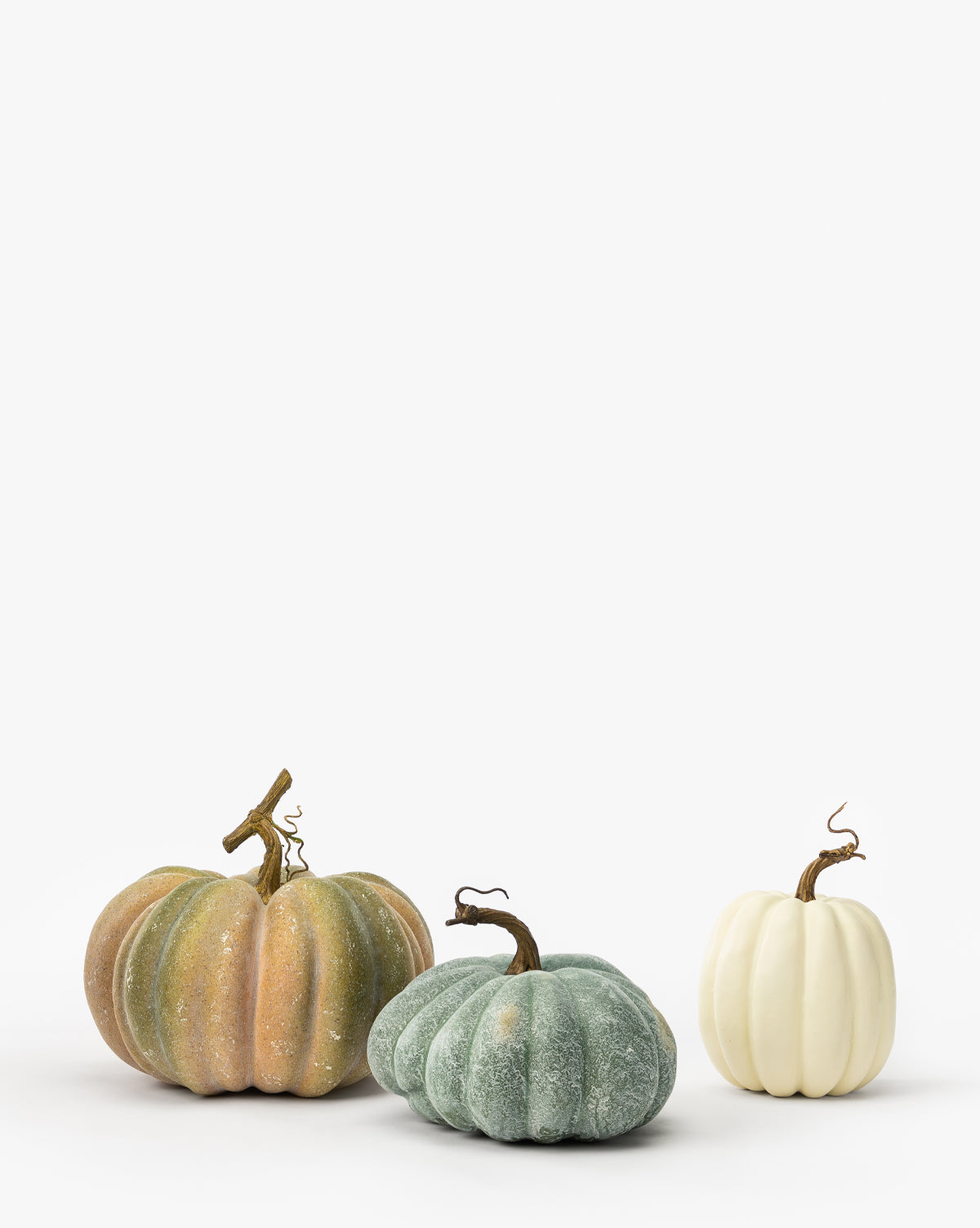 Muted Green Faux Pumpkin