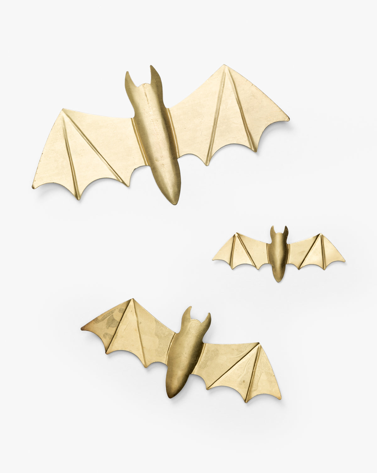 Decorative Gold Bats (Set of 3)