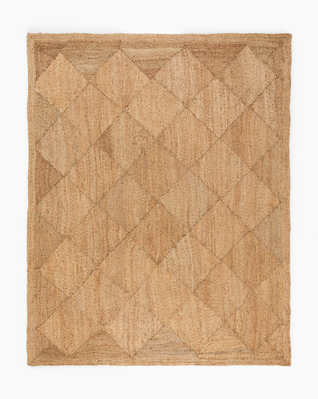 Diamond Braided Jute Rug