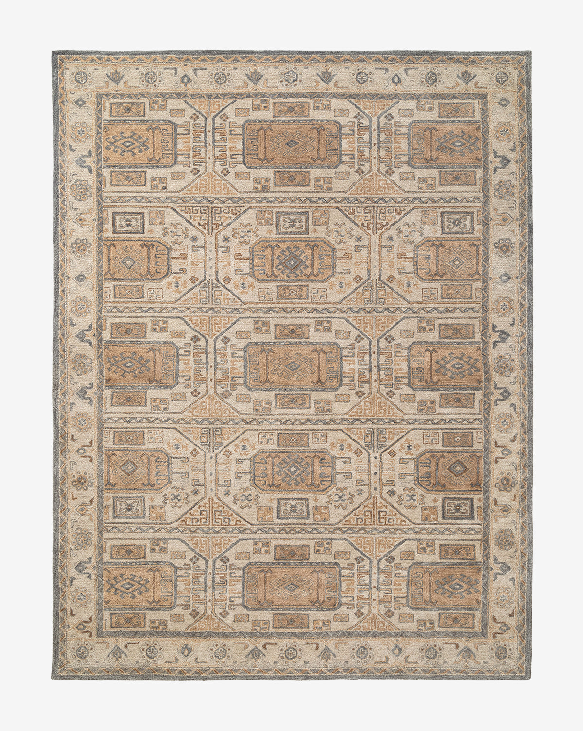 Ellington Blue Hand-Tufted Wool Rug