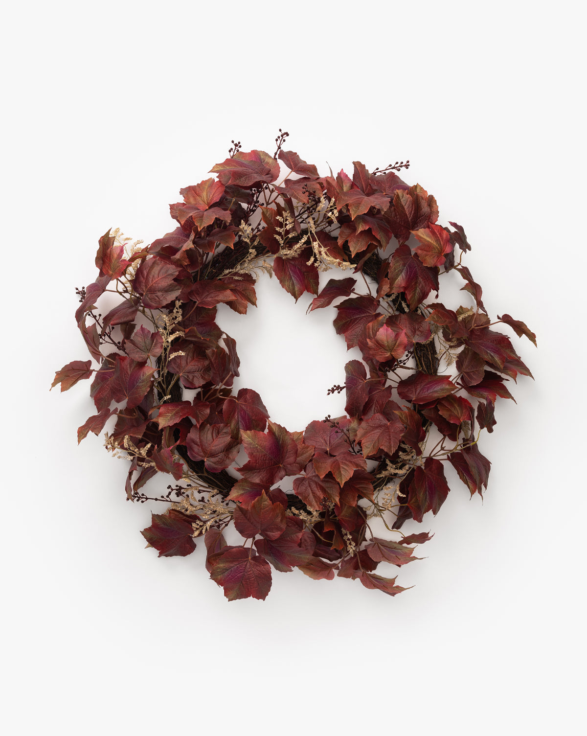 McGee & Co. faux wreath for fall front door decor