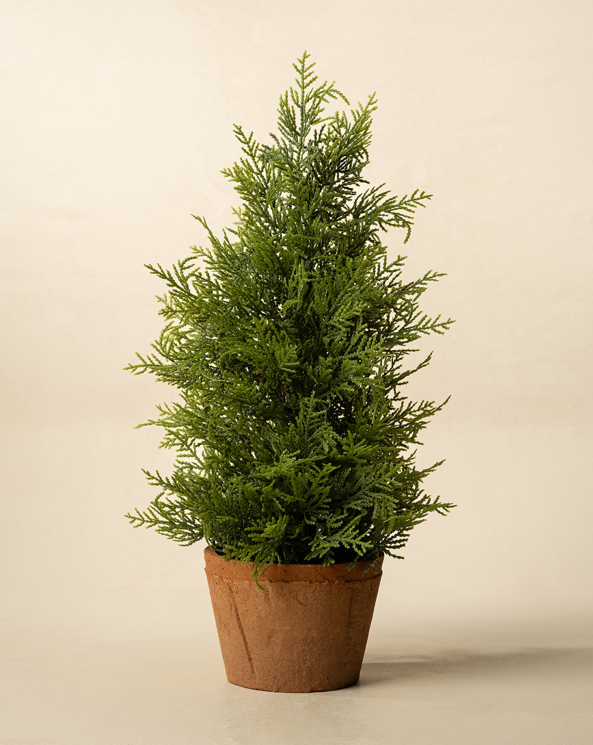 17" Cypress Potted Faux Tree