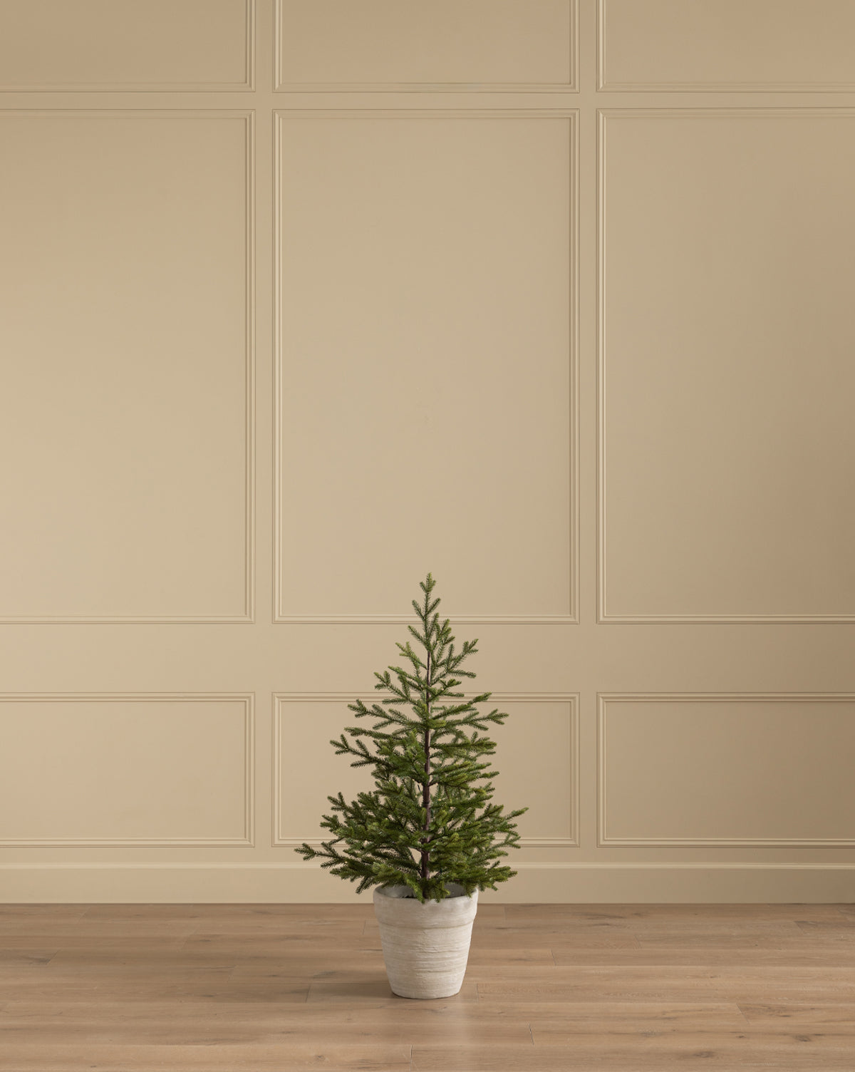 Faux Spruce Pre-Lit Potted Tree