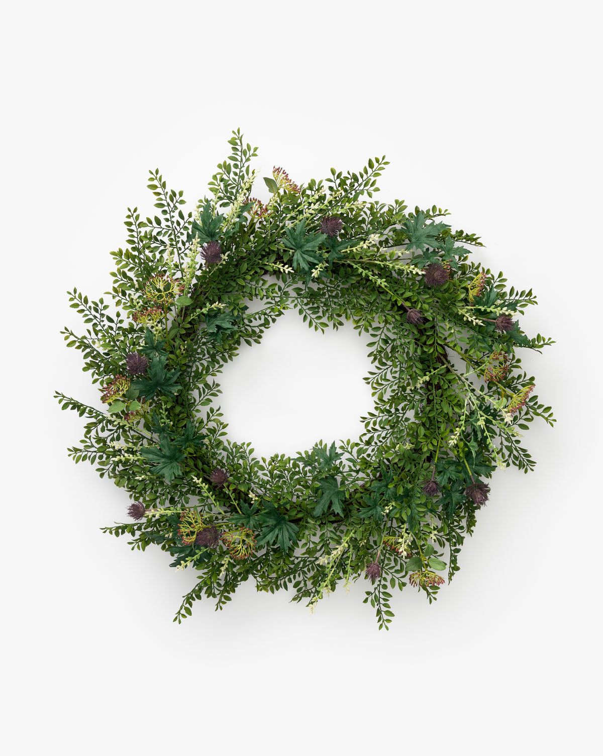 McGee & Co. summer wreath for faux greenery for the front door 