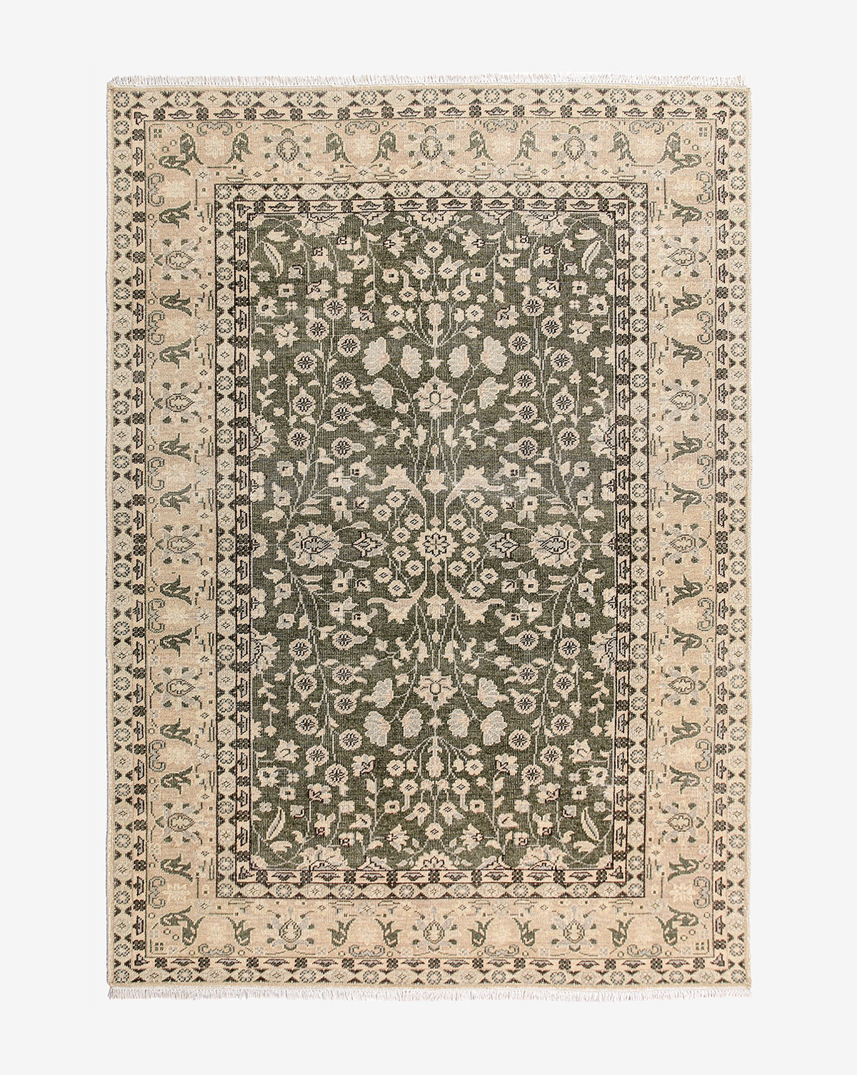 McGee & Co. vintage-inspired hand knotted rug.