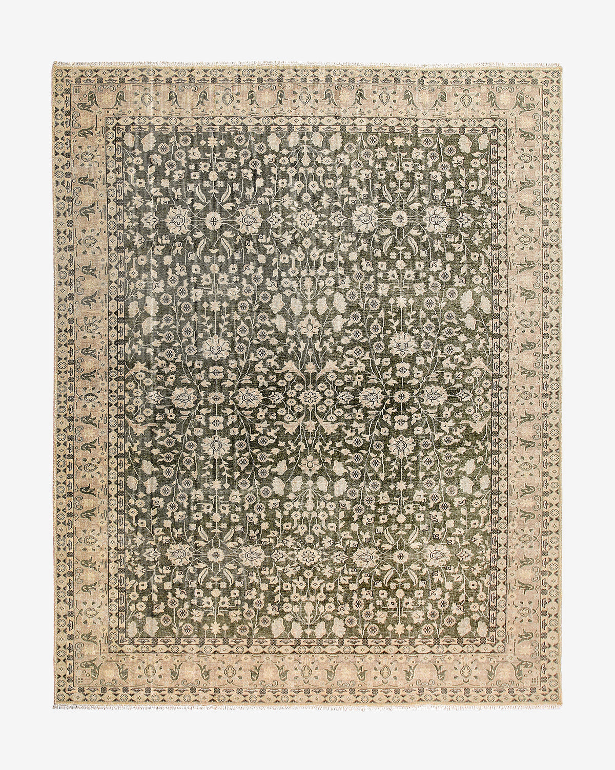 McGee & Co. vintage-inspired hand knotted rug.