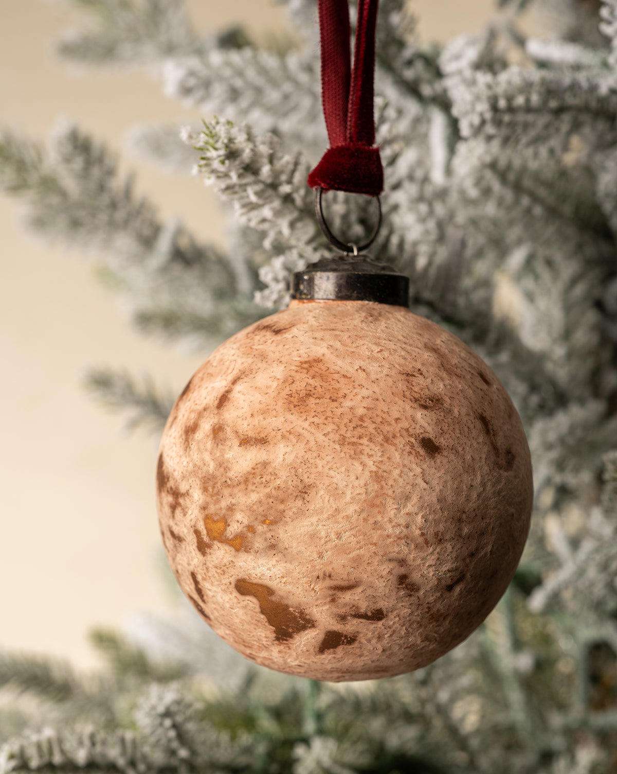 Frosted Berry Glass Ornament