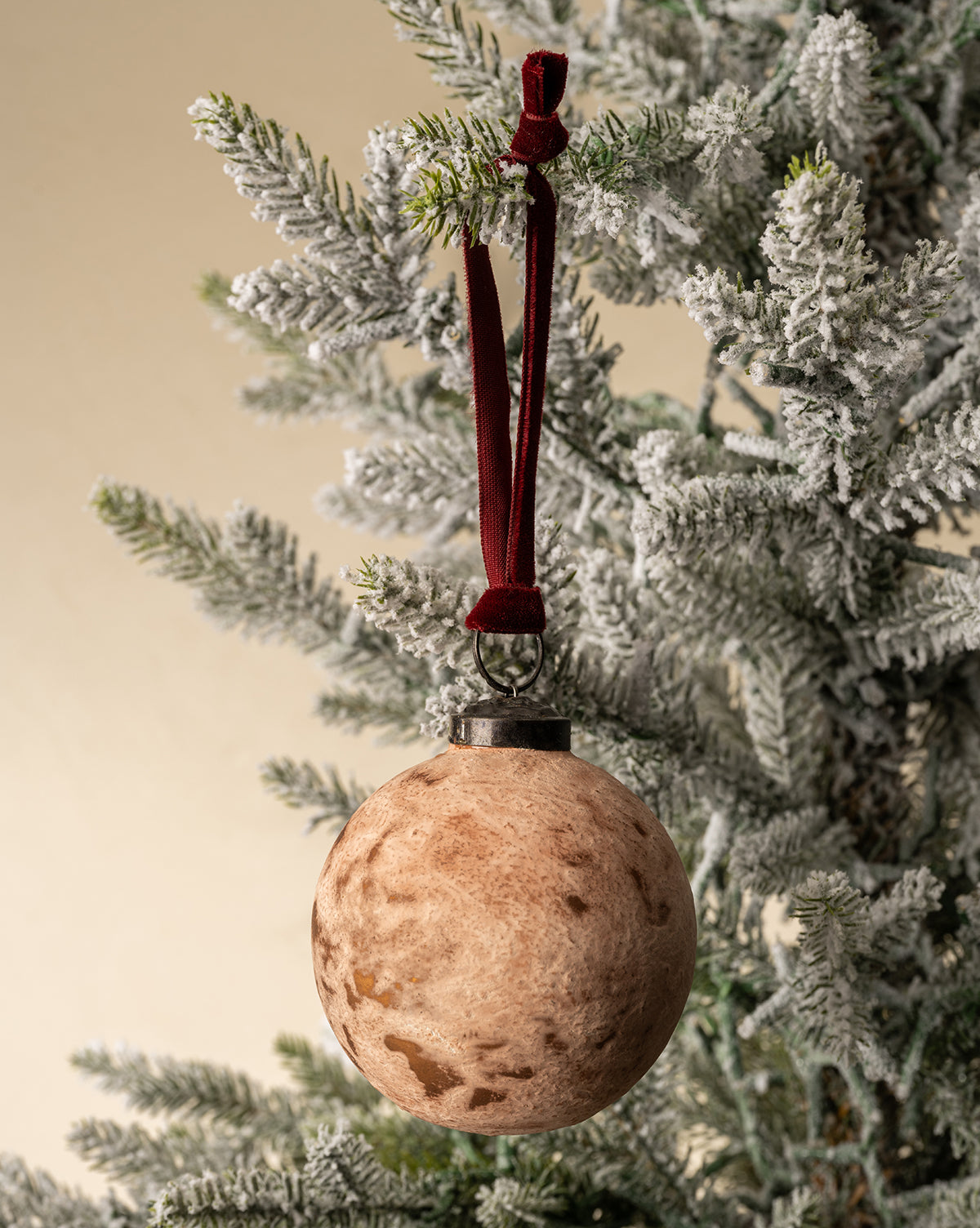 Frosted Berry Glass Ornament