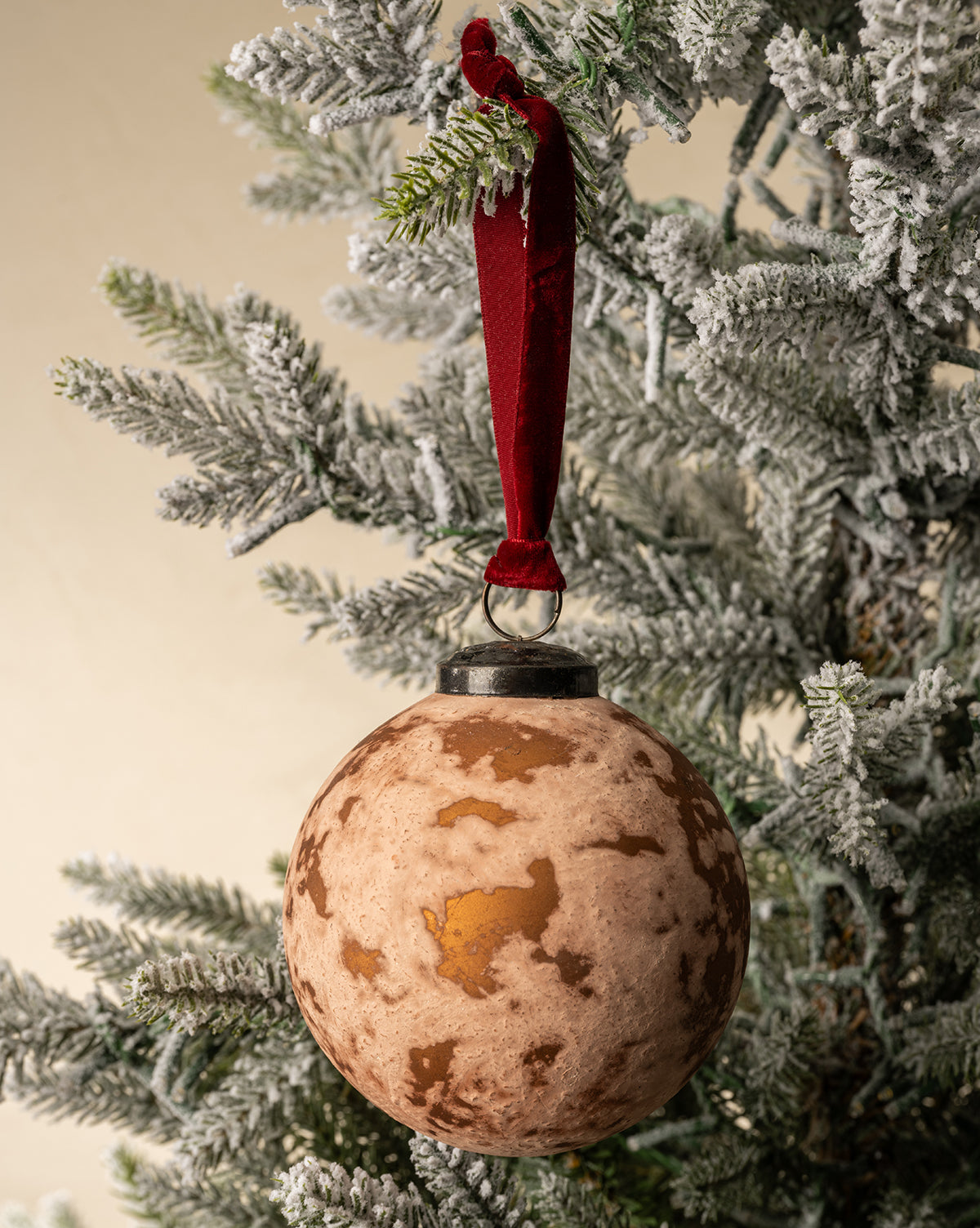 Frosted Berry Glass Ornament