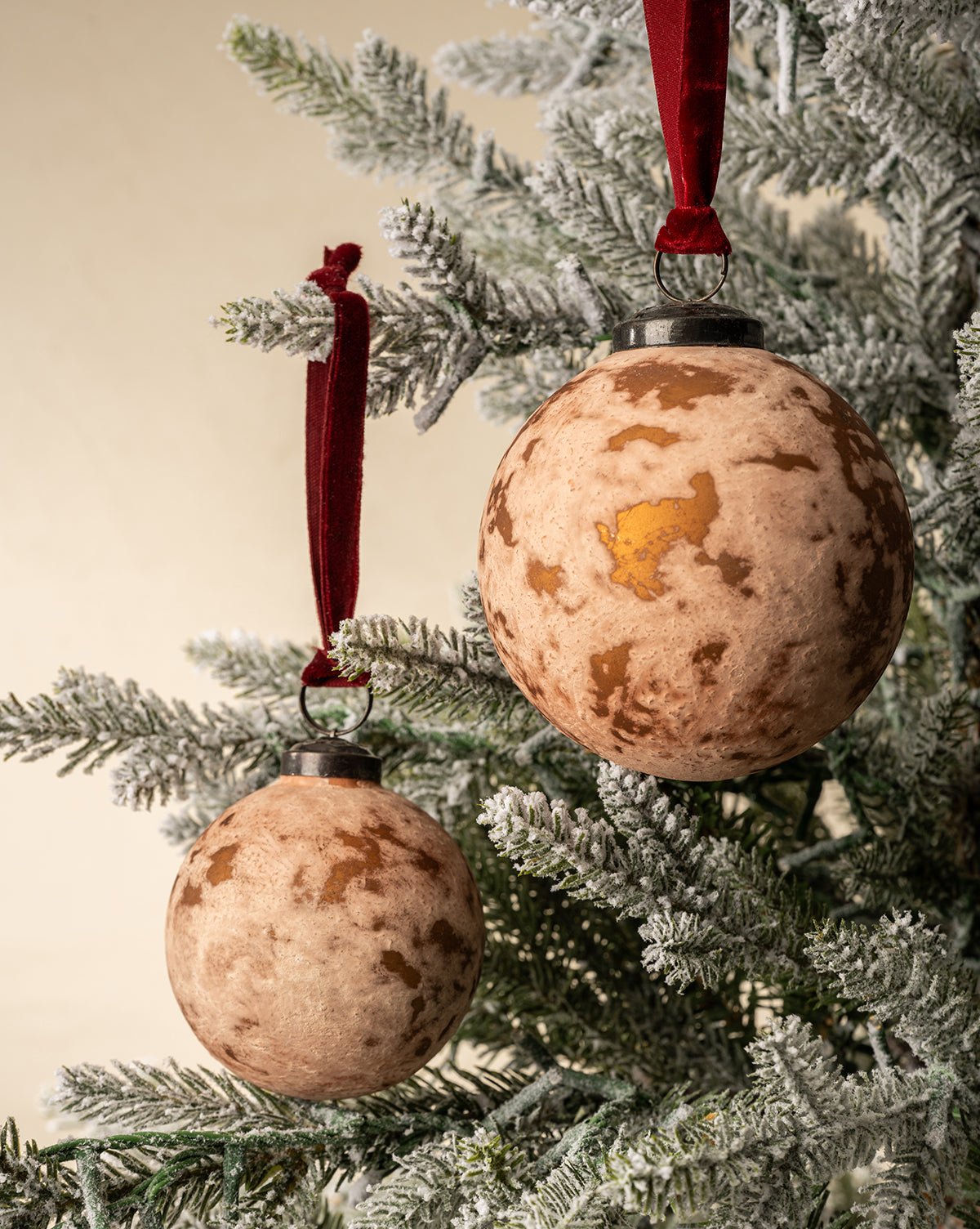 Frosted Berry Glass Ornament