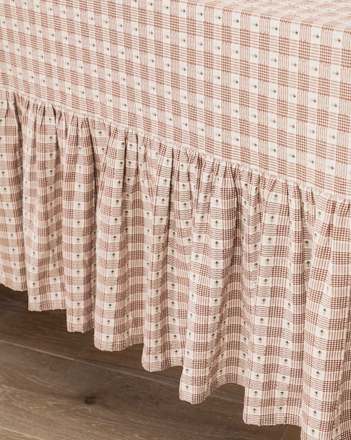 McGee & Co. x Loeffler Randall Gardenia Ruffle Border Tablecloth