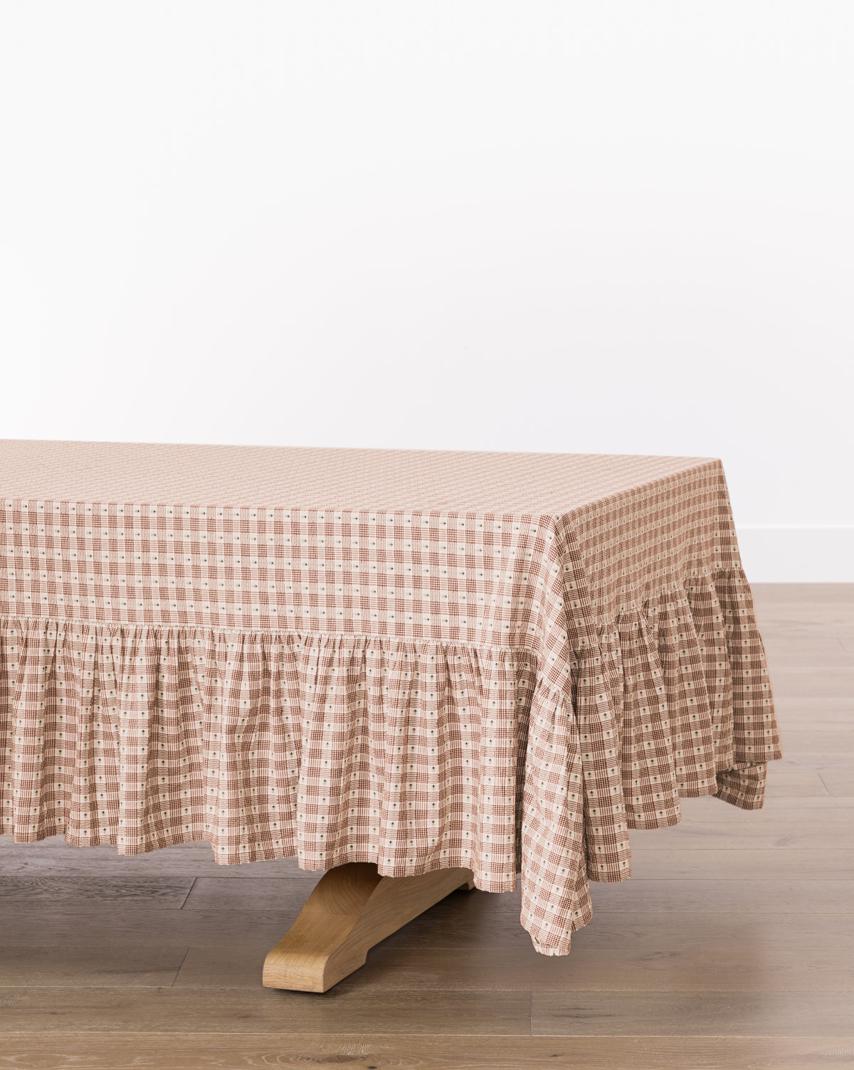 McGee & Co. x Loeffler Randall Gardenia Ruffle Border Tablecloth