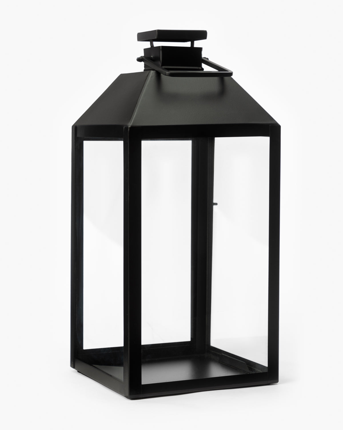 McGee & Co. iron lantern styled as a candle accessory