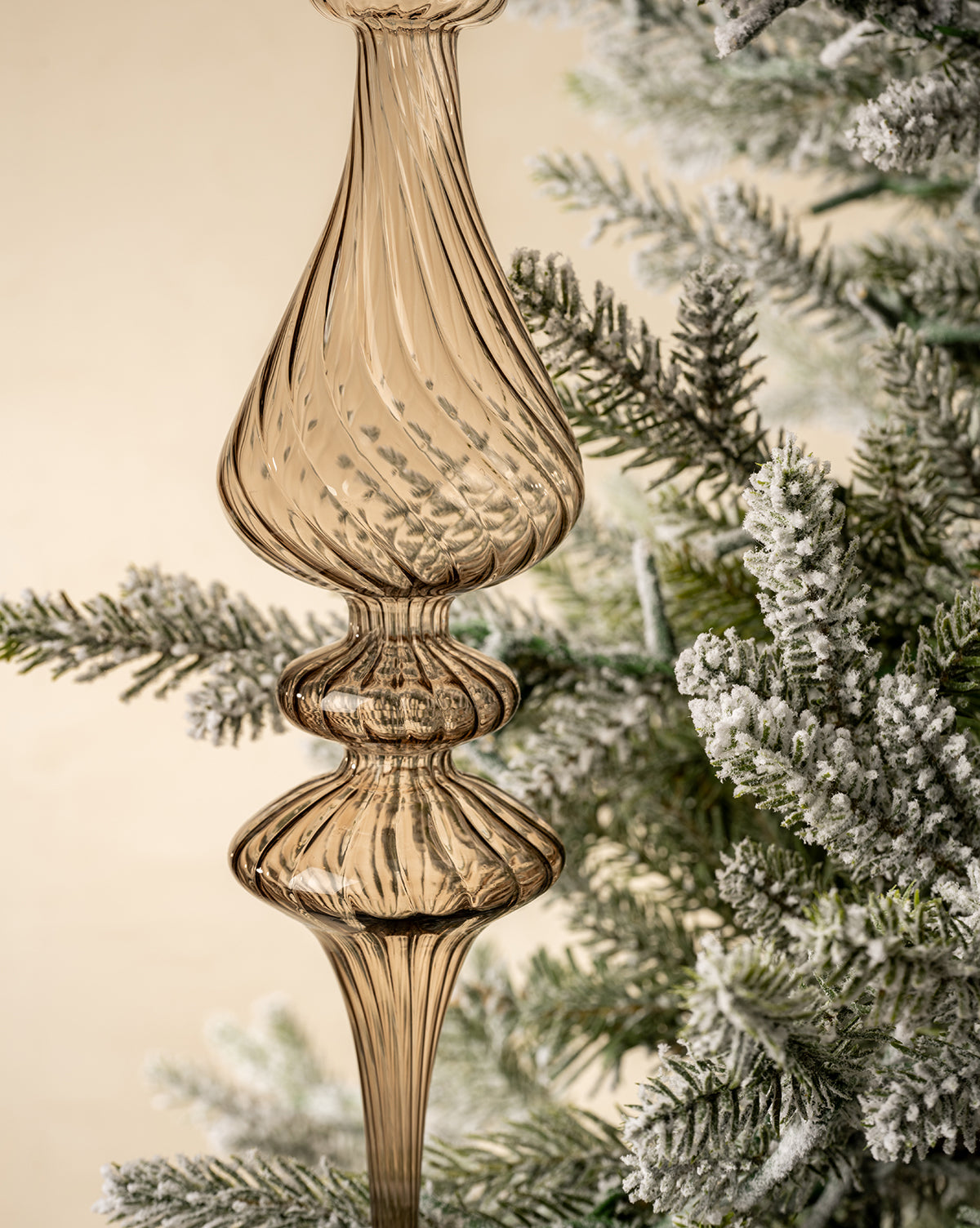 Glass Blown Finial Ornament