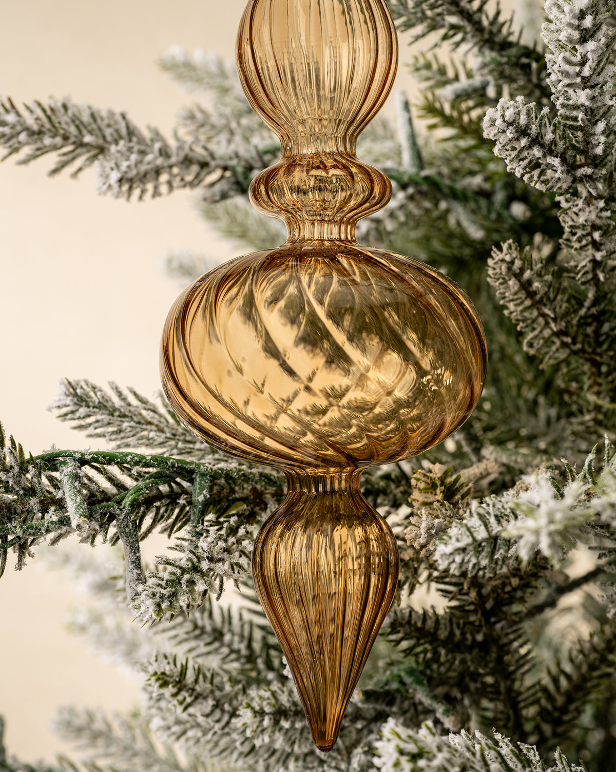 Glass Blown Finial Ornament