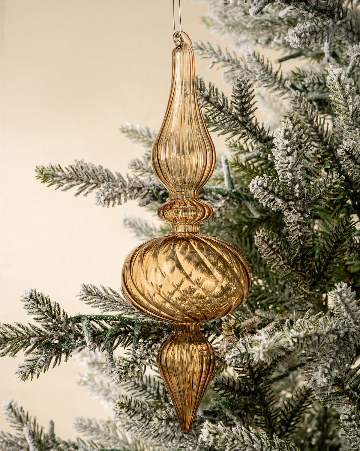 Glass Blown Finial Ornament