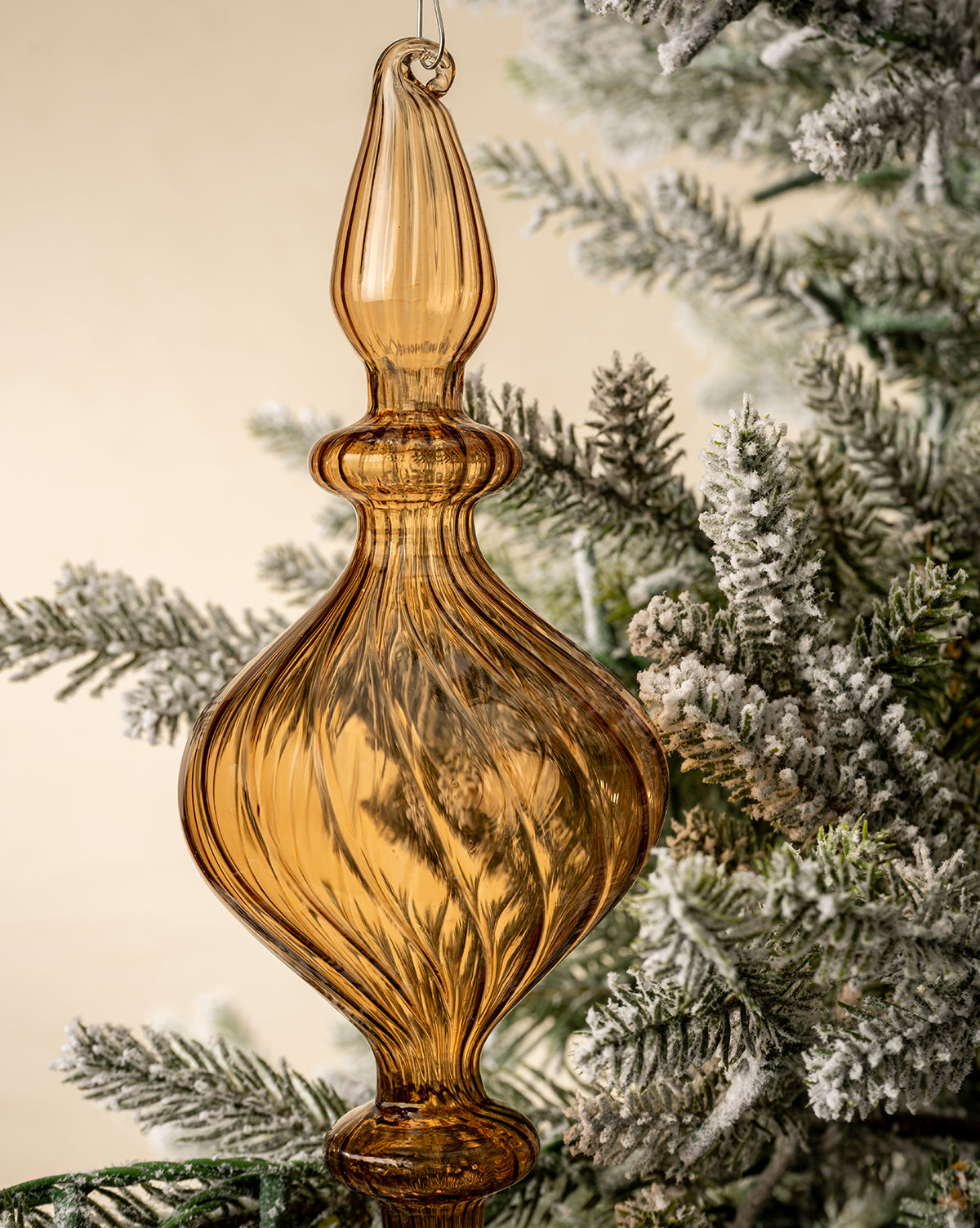 Glass Blown Finial Ornament