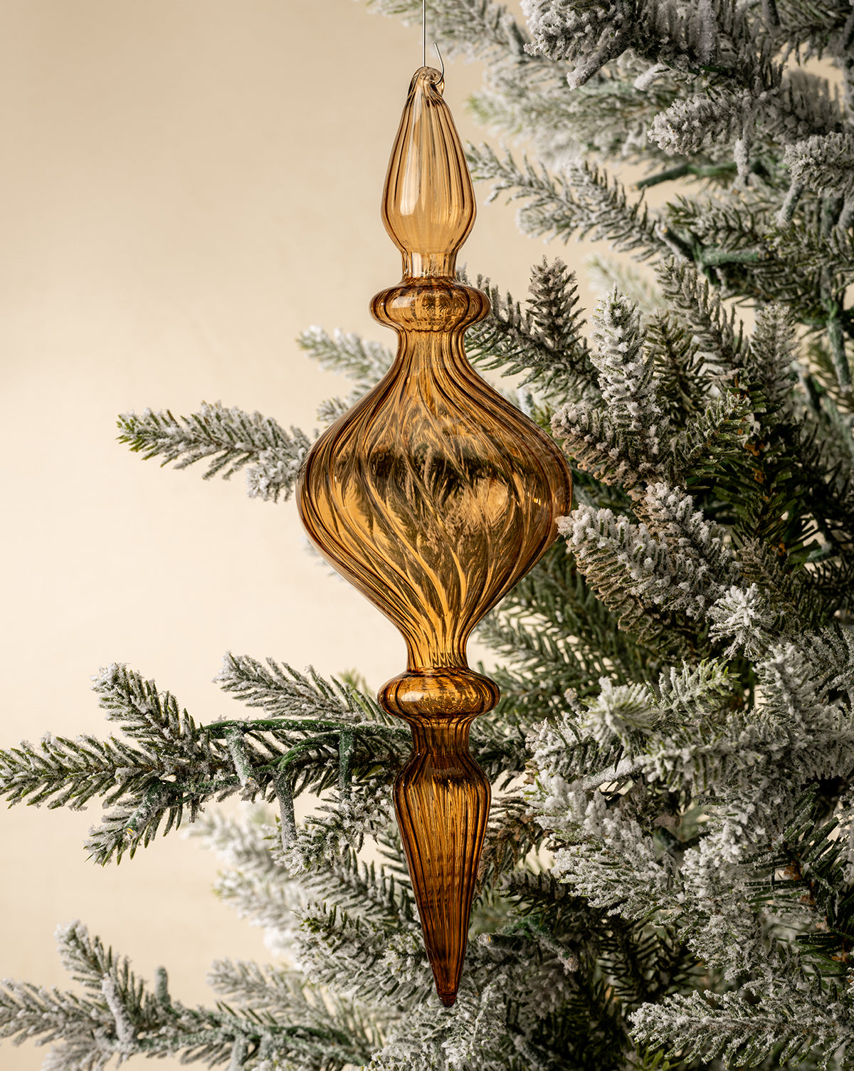 Glass Blown Finial Ornament