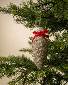 Glass Pinecone Ornament